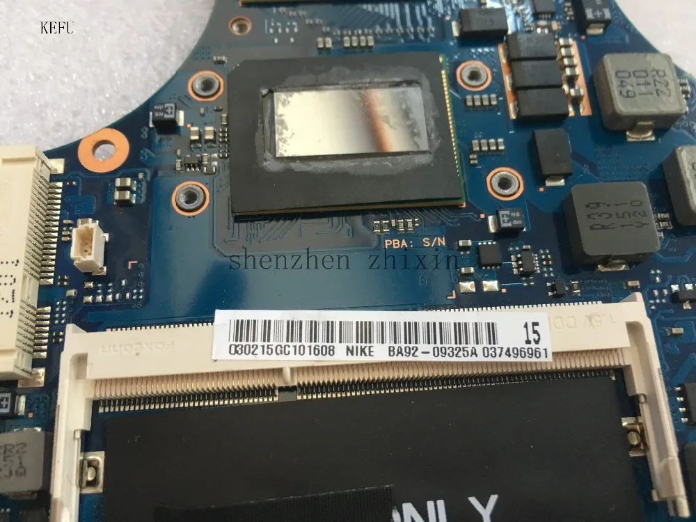 Материнская плата KEFU для Samsung NP700Z5A материнская ноутбука с ЦП и ОЗУ 4G тест на