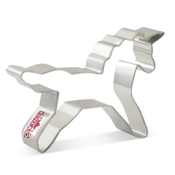 

KENIAO Unicorn Whole Body Cookie Cutter for Kids Cutters - Biscuit / Fondant / Pastry Cutter - 11.3 x 8 cm - Stainless Steel