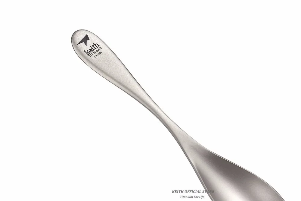 Keith nuevo espesar sólido titanio cuchara cena postre café cuchara camping senderismo tablewares 16 cm sólo 25g ti5203 Keith nuevo espesar sólido titanio cuchara cena postre café cuchara camping senderismo tablewares 16 cm sólo 25g ti5203