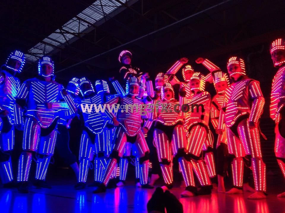 Aliexpress.com : Buy RGB LED Robot dance costume / LED ...