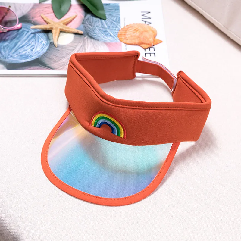 

LDSLYJR 2019 Cotton Rainbow Visors Baseball Cap Adjustable Snapback Hats for children boys and girls 171