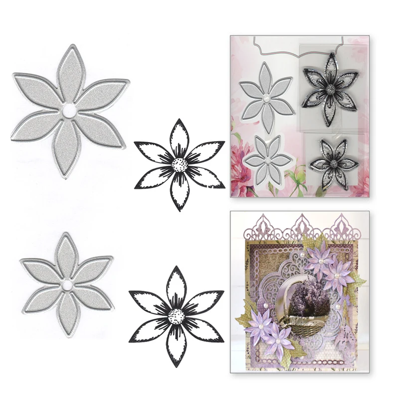 

Eastshape Flower Metal Cutting Dies Plant Scrapbooking For Making Card Photo Album Decorative Embossing Stencil Paper DIY Crafts