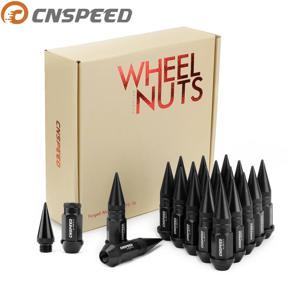 Колесные гайки CNSPEED m12x1 5 алюминиевые 90 мм Расширенный тюнер Гоночные шип стиль 20