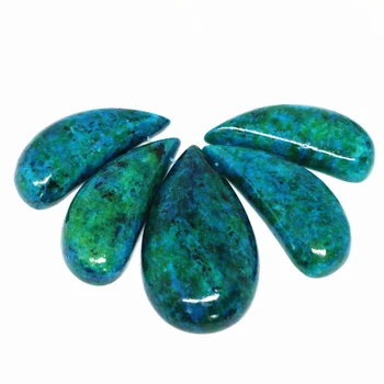 

Vintage specal green chrysocolla 5pieces stick branch drop pendant fit for diy necklace for women jewelry 43-51mm B1896