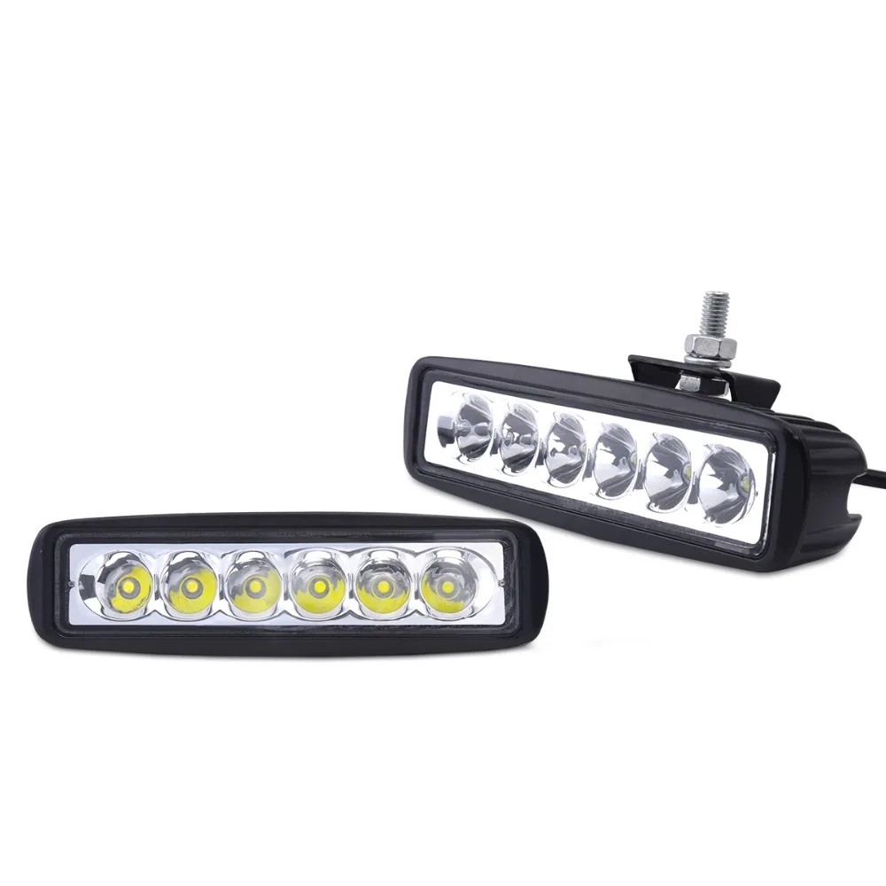 2Pcs 240W LED Work Light Bar Flood Spot Beam Offroad SUV Driving Fog Light 12V