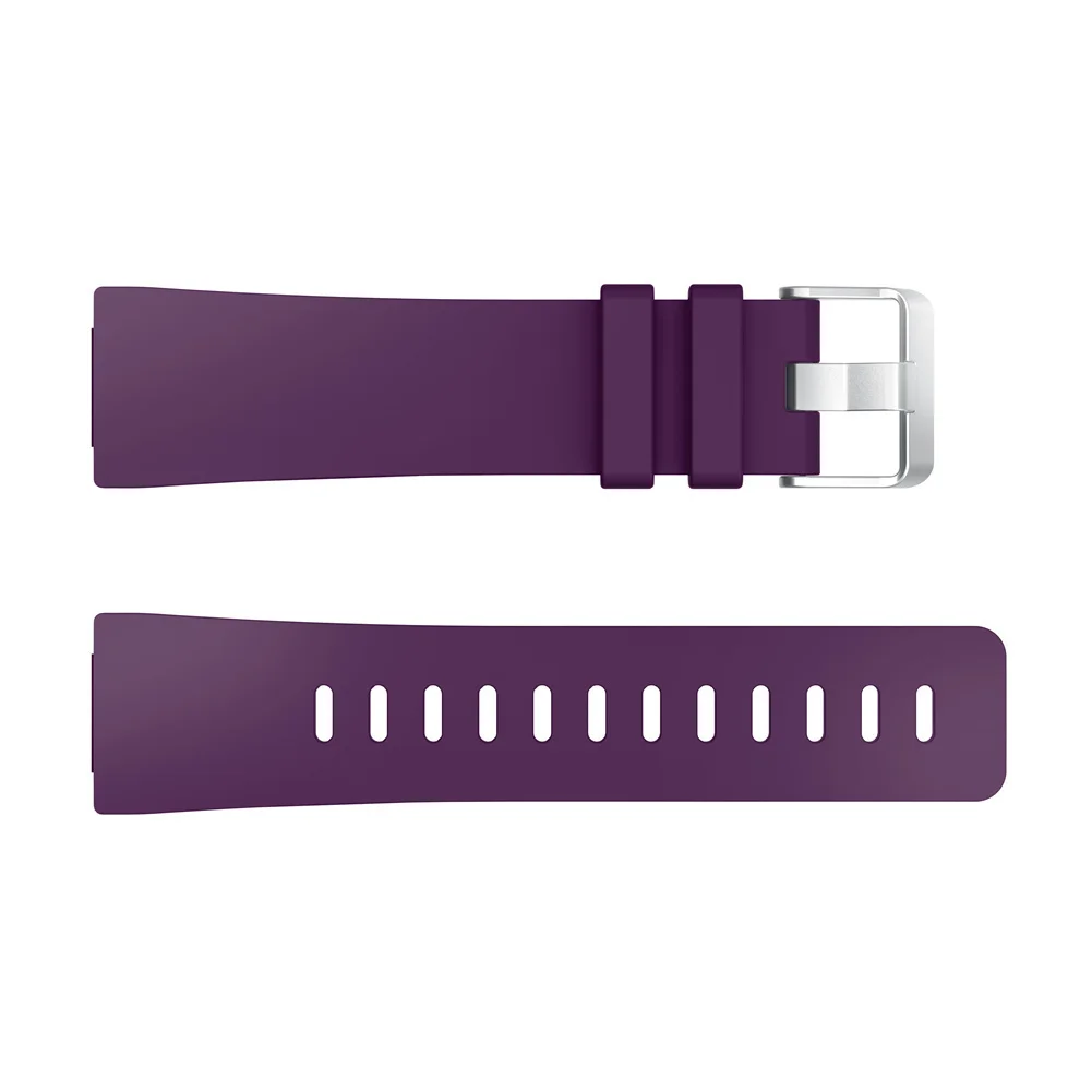 Ремешок для часов Fitbit Versa Smart Watch сменный Браслет для часов силиконовый ремешок застежка для Fitbit Versa умный Браслет - Цвет: Purple