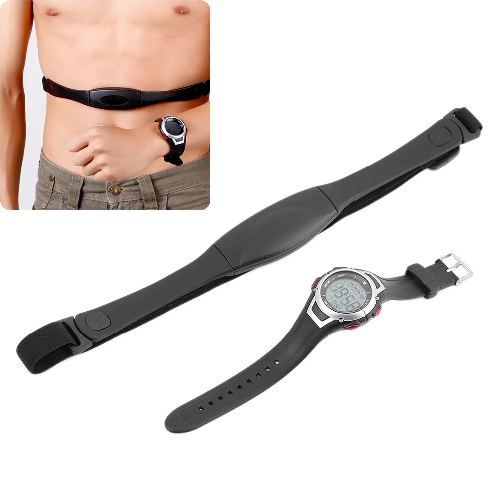 

Heart Rate Monitor Message Reminder Watch Waterproof Sport Sleep Monitoring Wireless Smart Watches With Chest Strap LL@1