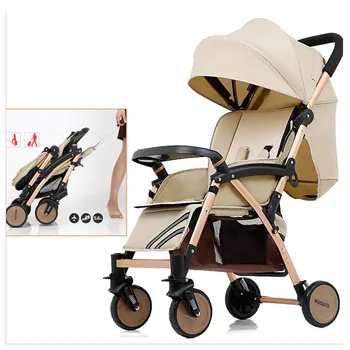 

Baby Stroller Ultra Light Portable Folding 175 Degree Lying Shock Absorber Baby Pushchair Umbrella Car Travel Airplane Stroller