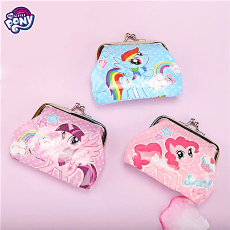 Оригинальные милые детские сумки для хранения My Little Pony, кошелек для девочек, портмоне клатчи с милым рисунком, подарки на праздник