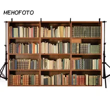 MEHOFOTO fondo de estantería Vintage librería libros mágicos Grunge antigua biblioteca fotografía Fondo accesorios de estudio fotográfico
