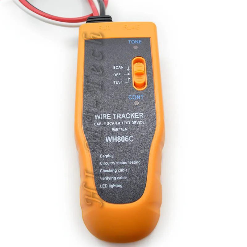 2018 оригинальный WH806C тестер сетевого кабеля LAN для UTP STP Cat5 Cat5E Cat6 RJ45 RJ11 трекер
