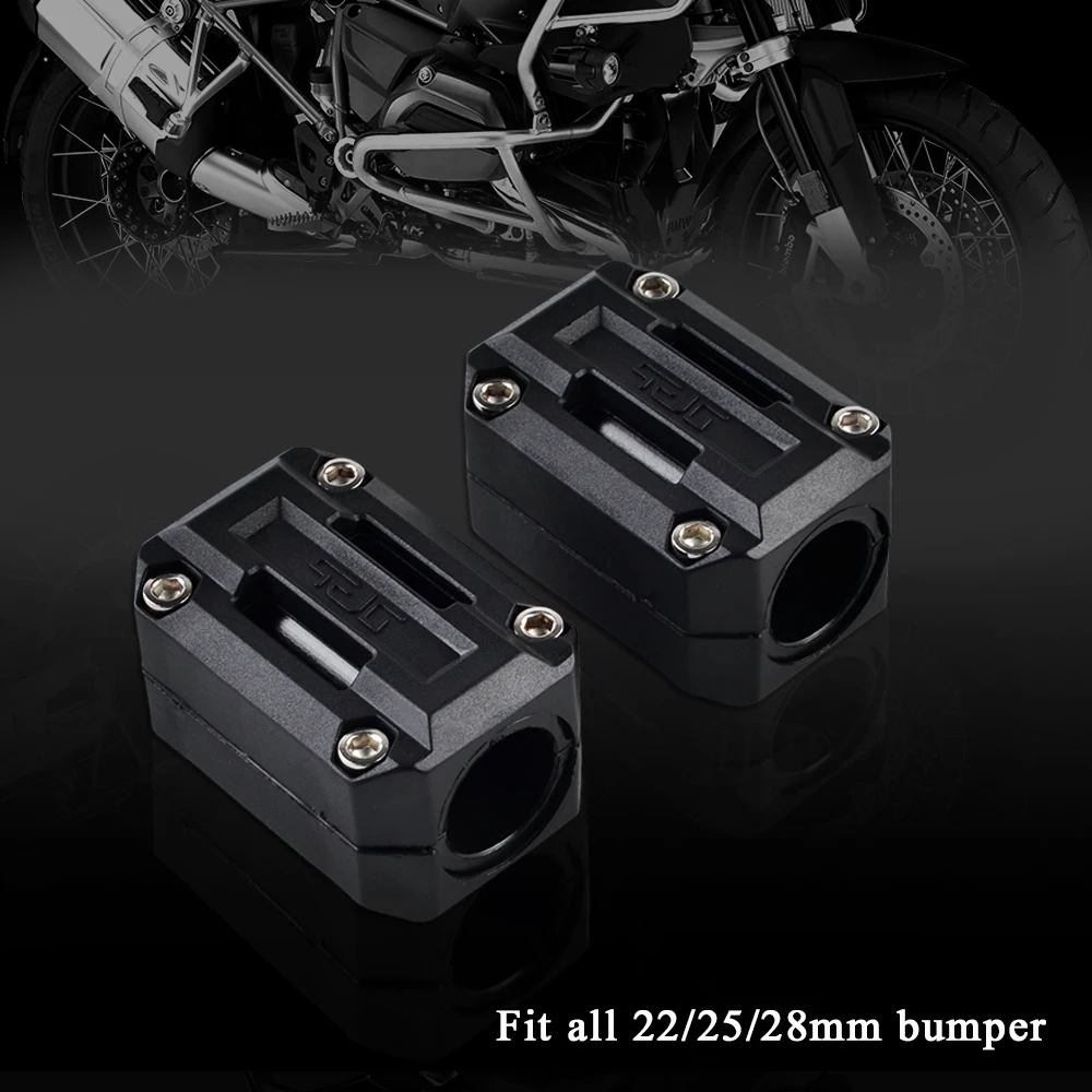 22 мм 25 мм 28 мм двигателя протектор гвардии бампер Декор блок для Yamaha FZ1 фазер FZ8 FZ6S FZ6N TDM900 XVS1100 FJR1300 XT660X XT660Z
