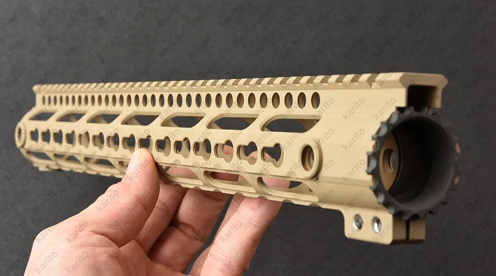 Тактический AR 15 SSK 15 дюймов Пикатинни плавающая handguard с keymod адаптер Алюминий ЧПУ DE M3053