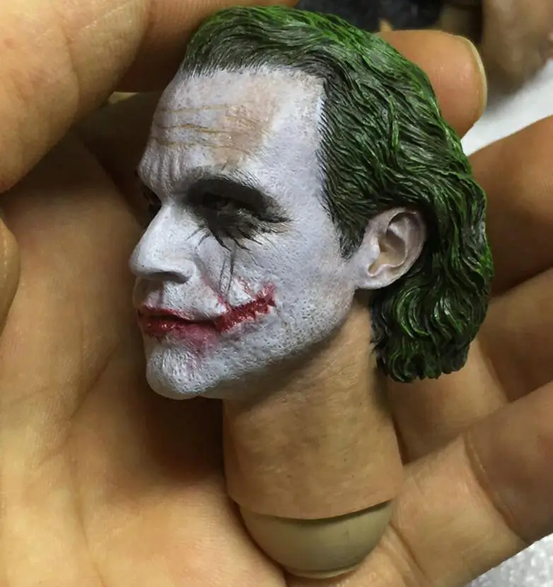 Custom Joker MJ12 1/6 Head Sculpt for Hot Toys DX01 DX11 Narrow Shoulder Body 