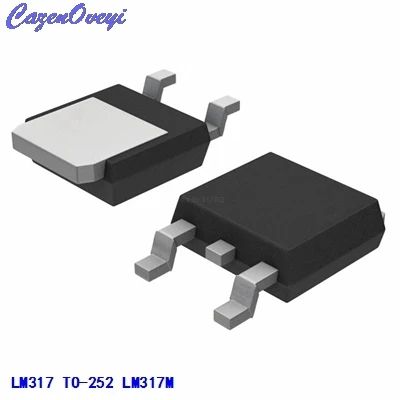 

10pcs/lot LM317 adjustable voltage regulator SMD transistor TO-252 patch LM317M new original
