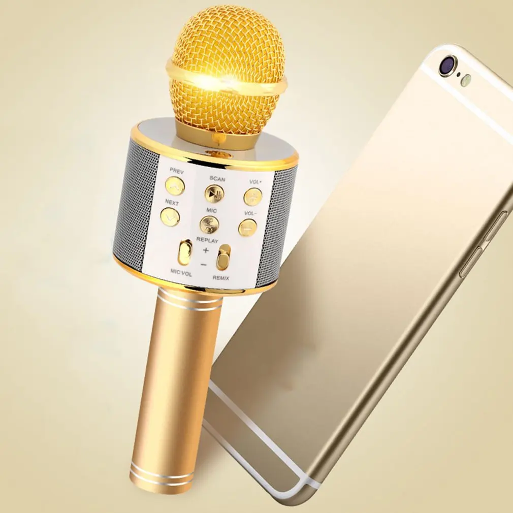 Mobile phone K song treasure all people K song wireless home microphone microphone sing comes with audio one