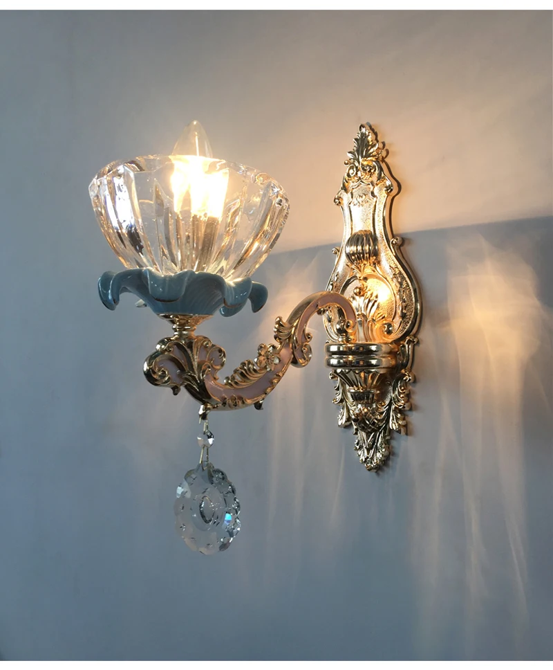 Lustre de Cristal para Sala Lustre de Cristal Conduziu a Lâmpada do Teto Luxo Estar Clássico Luminárias Quarto Lâmpada Ouro Cristal 29 Cheap Lustres