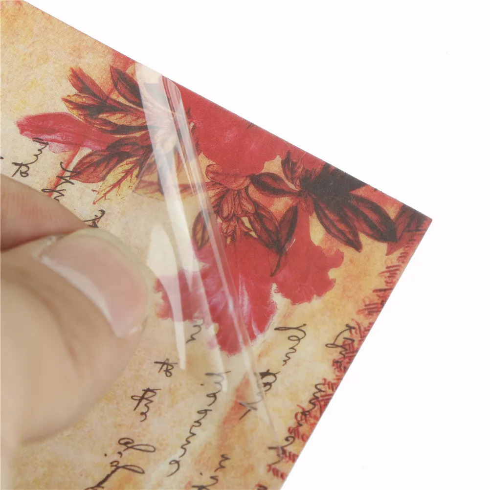 10 шт. винтажные самоклеющиеся наклейки Vellum для скрапбукинга Happy Planner/карты/journing