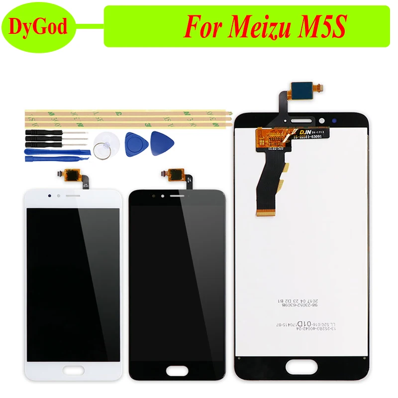DyGod для MeiZu M5S meilan 5S M612H M612M ЖК-дисплей сенсорный экран Полный дигитайзер запасная