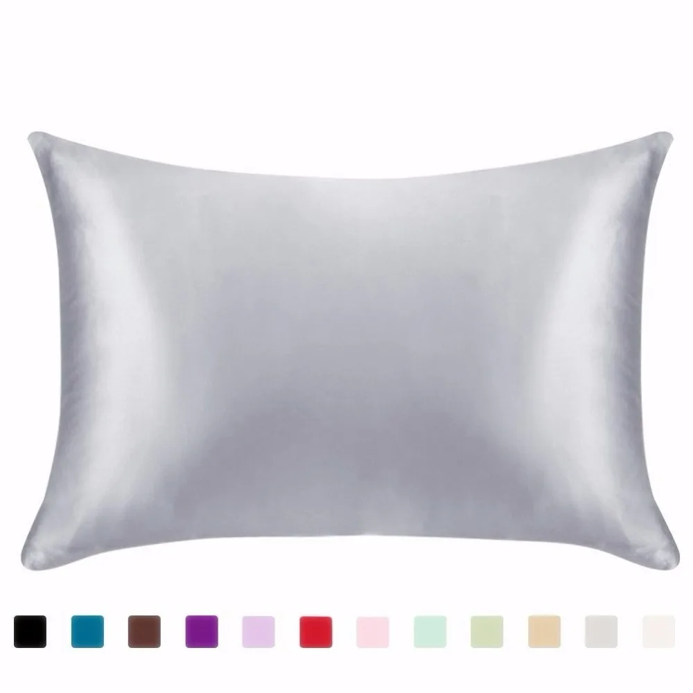

Silky Satin Pillowcases, Soft and Luxury, Pack of 1, Hidden Zipper