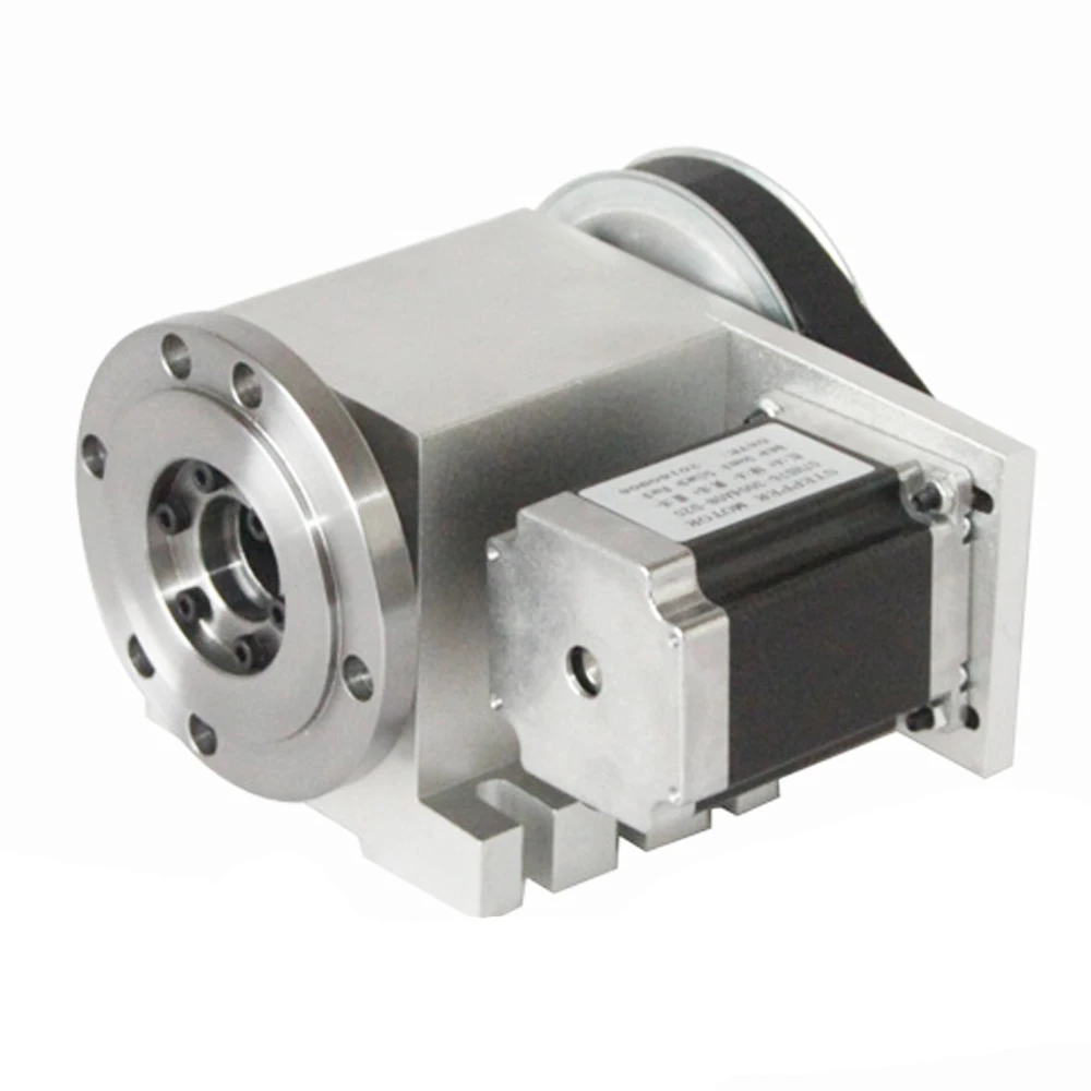 CNC 4 я ось вращения K11 3Jaw 100 мм токарный патрон Nema 23 шаговый двигатель делительная