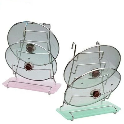 

new year 304 stainless steel lid rack storage rack belt water tray wall shelf kitchen