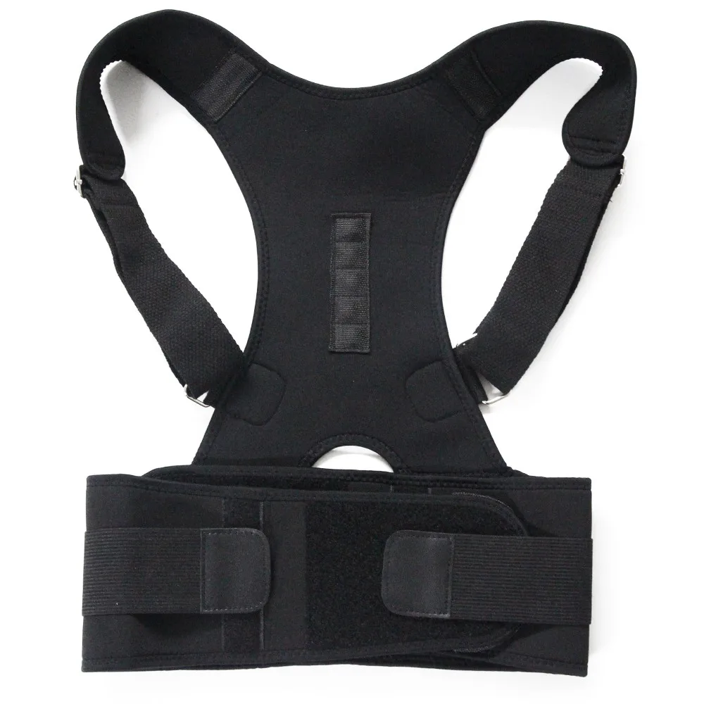 Терапевтическая поза Магнитный корректор бандаж плечо пояс для поддержки спины для Для мужчин Для женщин подтяжки& бандаж плечевая осанка Feecy