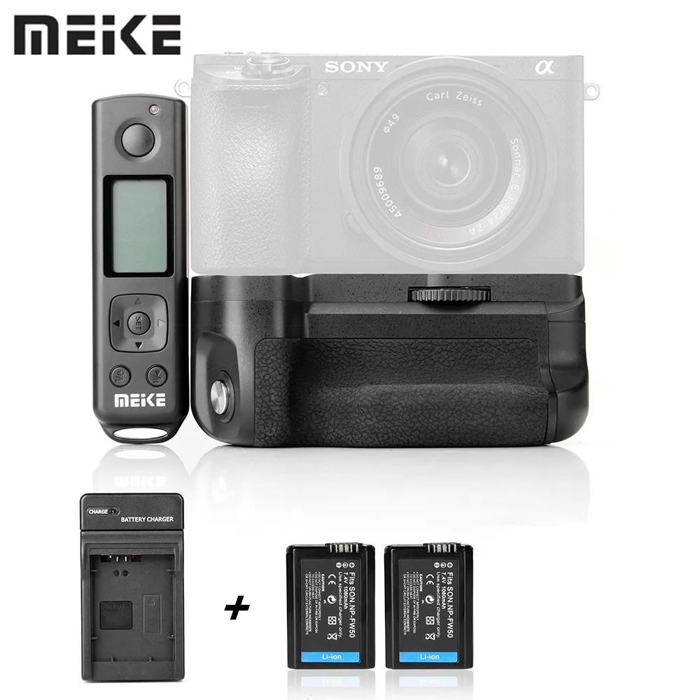 Meike MK-A6500 Pro Батарейный держатель Builtin 2 4G беспроводной пульт дистанционного