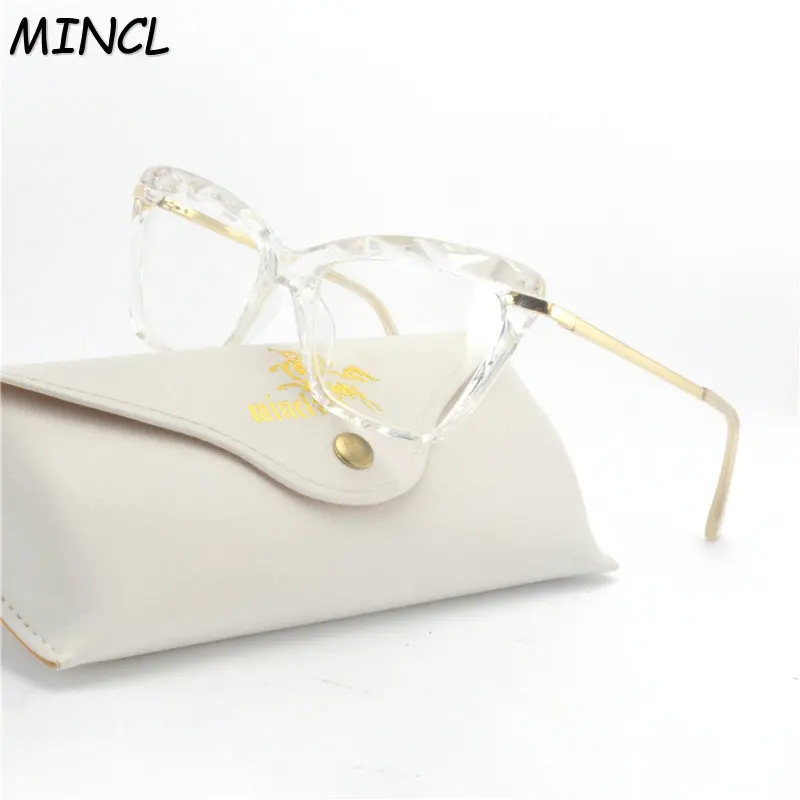 Brand Cat Glasses Women Fashion Big butterfly Eyeglasses Frame Female Clear Lens Glasses Frames with box FML