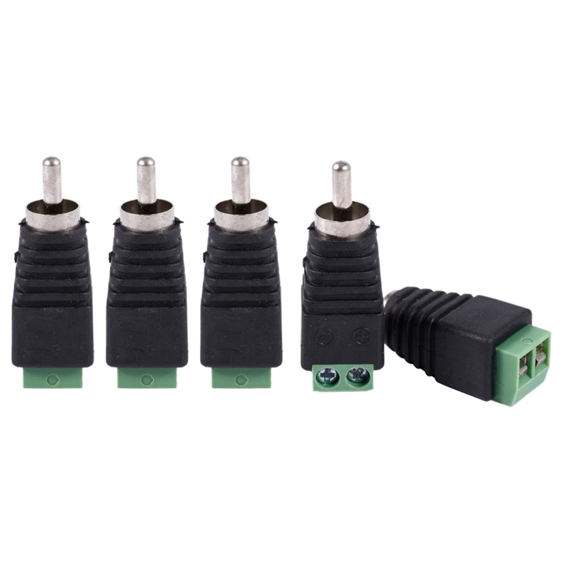 5 шт. UTP Cat5 Cat6 кабель для CCTV AV Phono RCA штекер адаптера|Коннекторы и разъёмы| |
