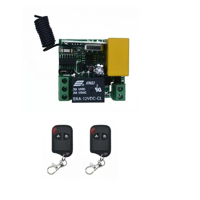 Мини AC 220 V 1 CH 1CH 10A релейный приемник RF беспроводной светильник светодиодный с