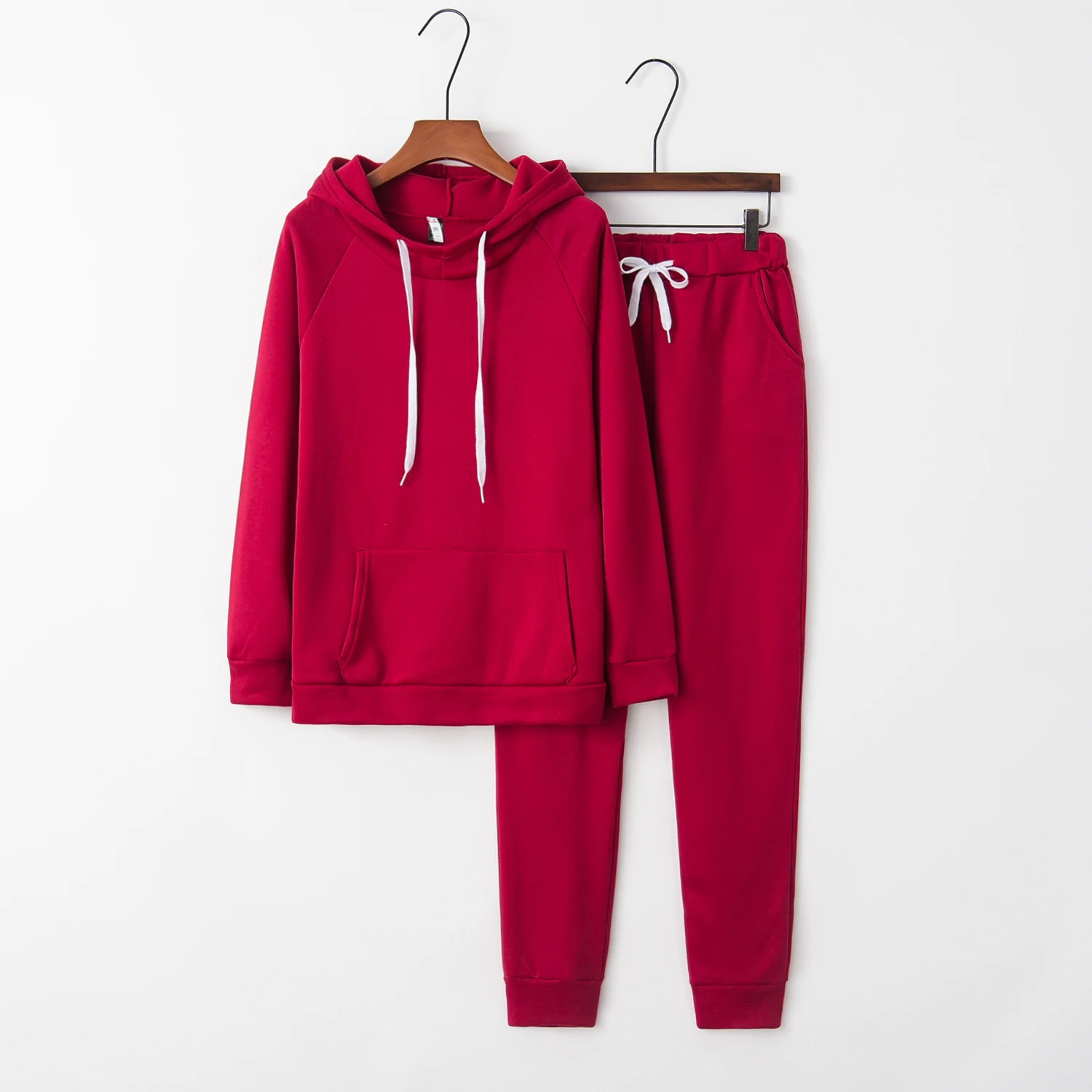 

2018 Autumn Women Tracksuit 2 Piece Set Solid Color Clothing Fashion Woman Winter Sets