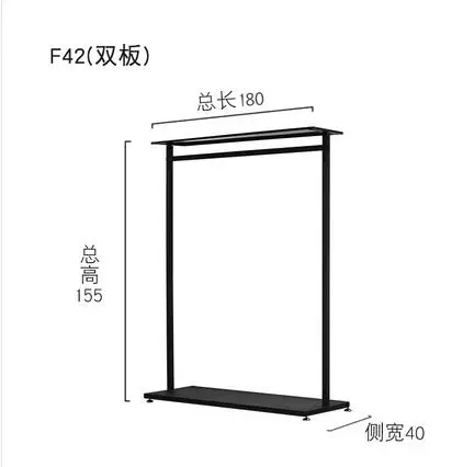 Простой стенд для пальто, железный шкаф для одежды в спальню от пола до пола, домашнее хранение одежды, магазин одежды, витрина для одежды - Цвет: 12