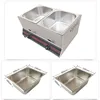 Commercial Liquefied Gas Frying Machine French Fries Chicken Frying Machine Commercial Gas Fryer Single/Double Cylinder 2