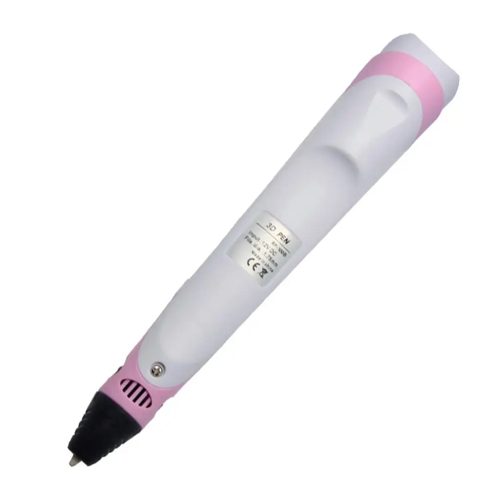 CEWAAL 1,75 мм DIY креативная 3D печать маслом для печати ручка для рисования США/ЕС/Великобритания/AU Plug дети подарок светодиодный экран 3D печать Ручка - Цвет: Pink AU