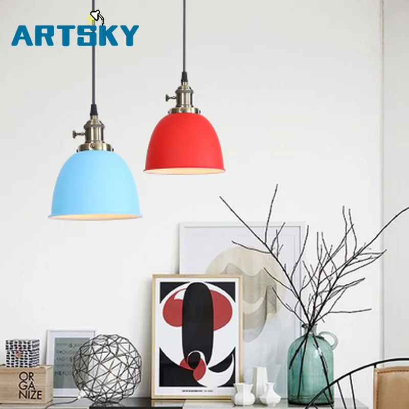 

E27 Vintage Industrial Bronze Bowl Lampshade Pendant Light Bulb Holder retro Hanging Lighting Lamp Base Loft Bar Cafe Home decor
