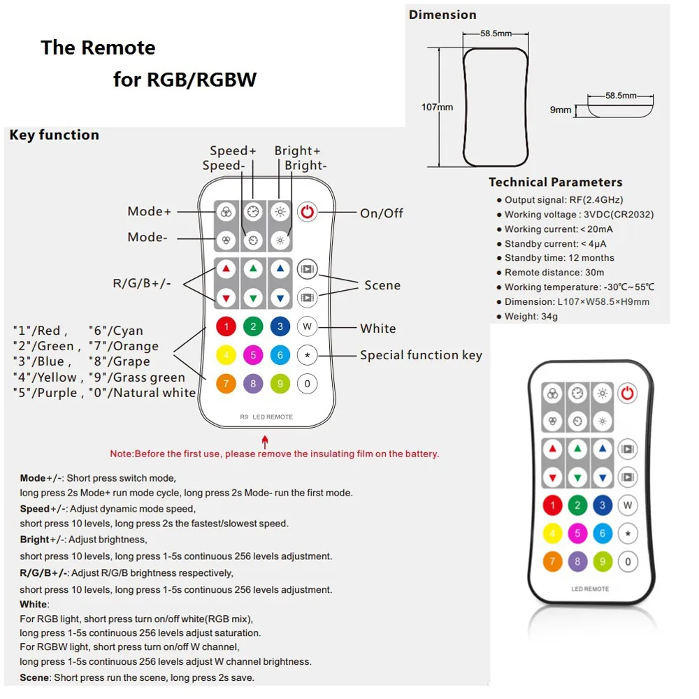 led-controller-rf-remote