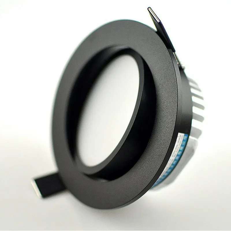 Lámpara De Techo Con Foco LED COB Regulable, Luc Empotradas Redondas
