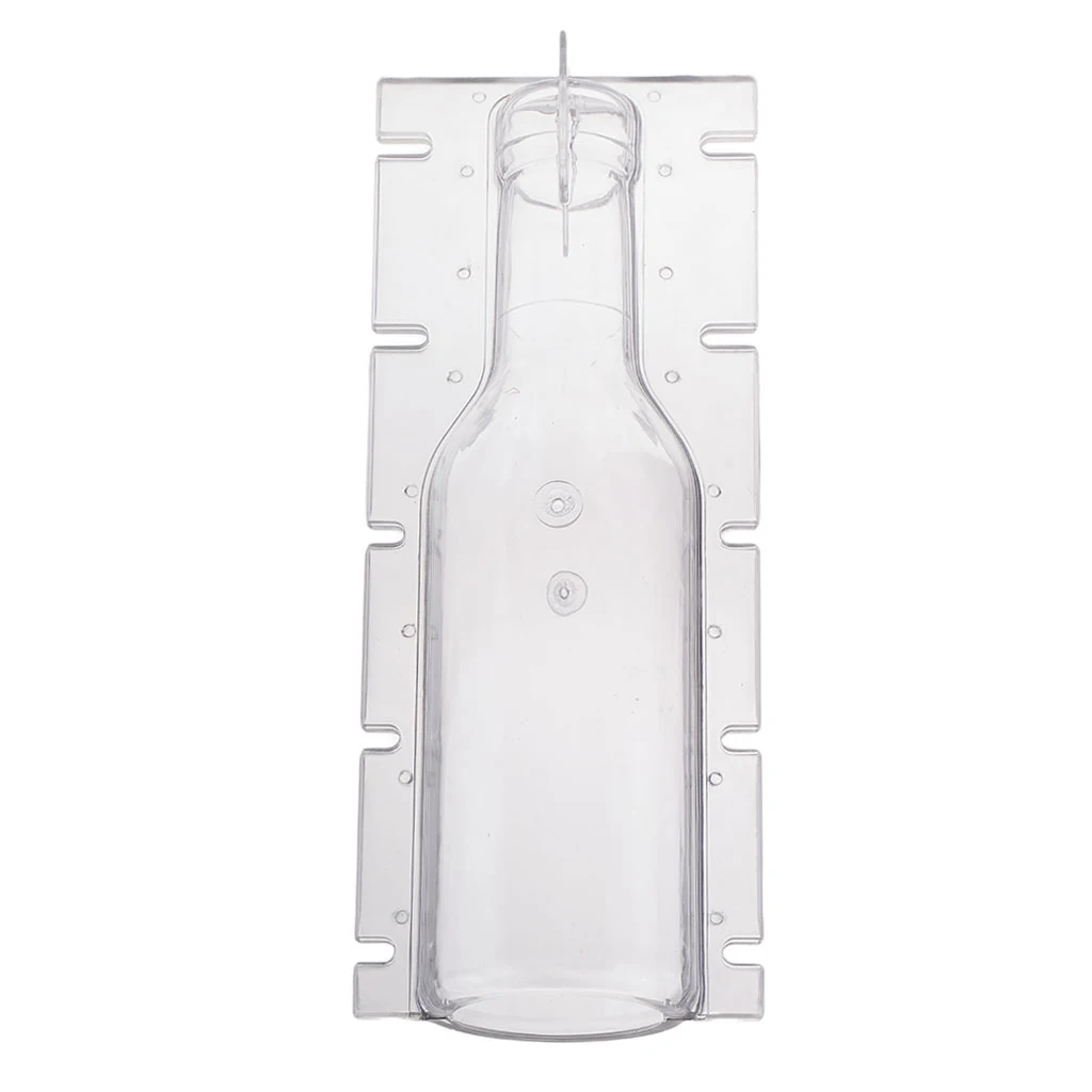 Winebottle Shaped Plastic Clear Candle Molds Soap Mould Candles Making Craft