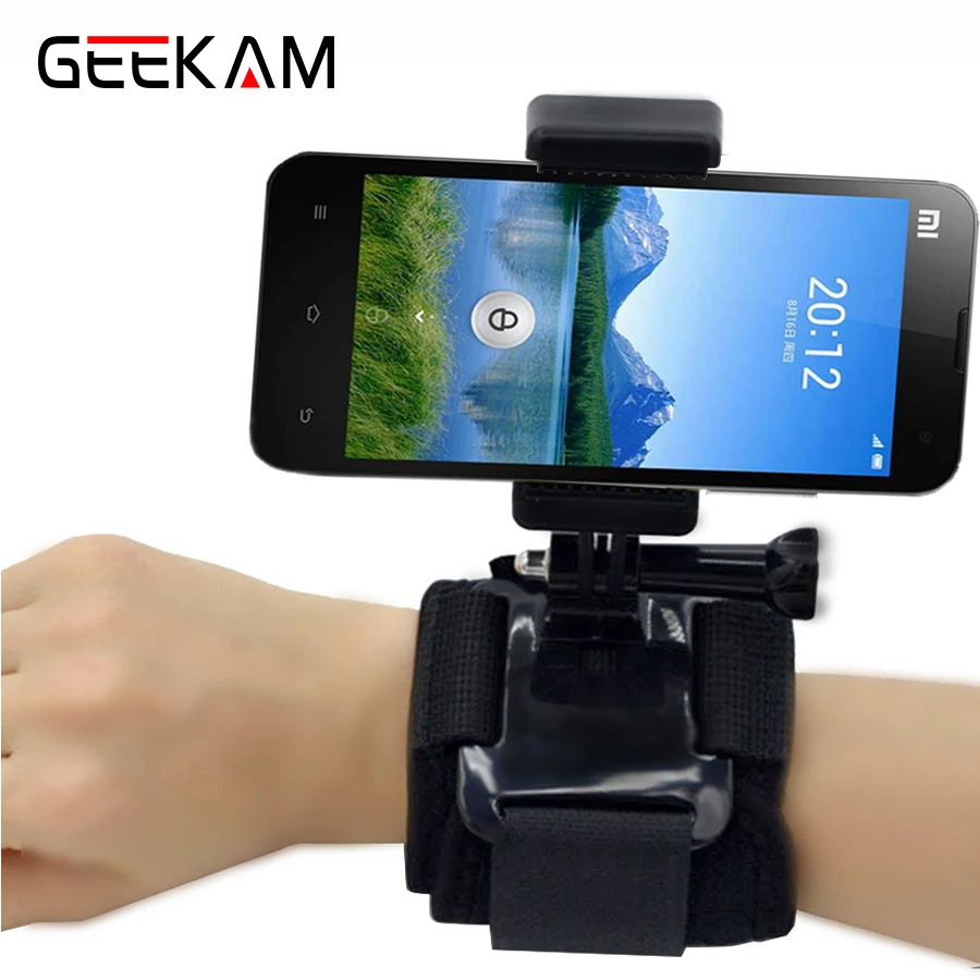 

Gopro Accessories Self-timer Stick Smart phone Clip for action camera Gopro hero Xiaomi Yi mount accessories
