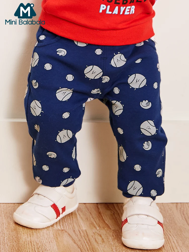 

Mini Balabala Infant Toddler Newborn Baby Boys Girls Cotton Pants Unisex Casual Bottom Harem Pants PP Pants Fox Trousers 6M-24M