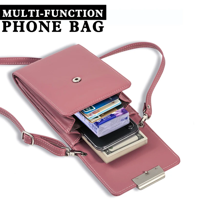 

Musubo Luxury lady Phone Bag Case For iphone & samsung Fashion Shoulder Bag Premium wallet Messenger bag phone bag for xiaomi