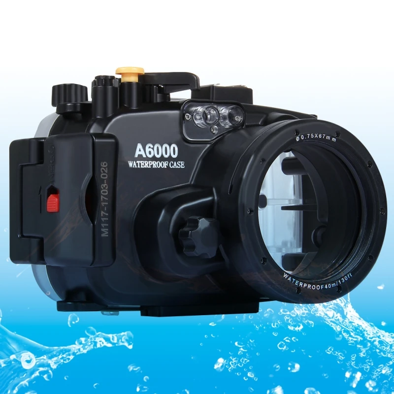 For Sony A6000 case 40m/ 130ft Diving Waterproof Camera Case Bag Housing For Sony A6000 Camera