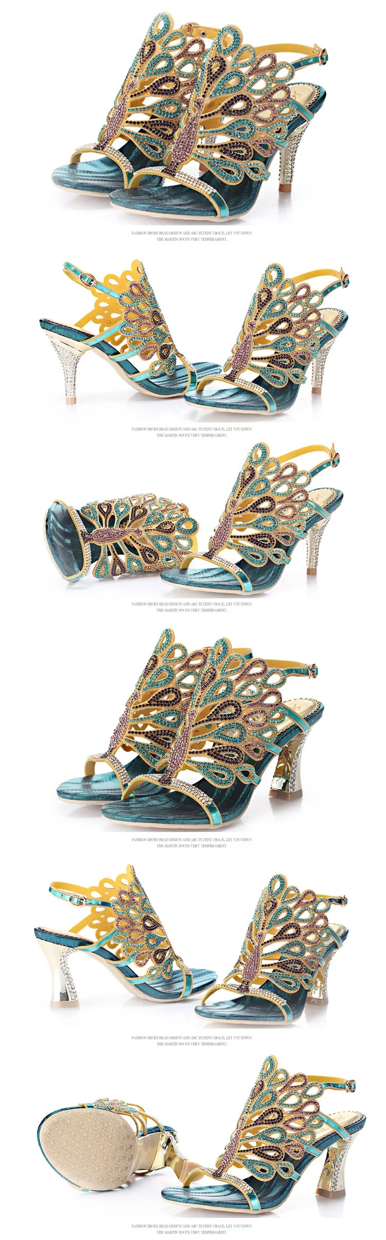 G-sparrow 2018 New Women Genuine Leather Fashion Stiletto High Heel Shoes Sexy Rhinestone Wedding Evening Sandals Big Size 118