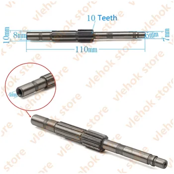 

Metal Spur Gear Spline Cam Shaft 324668-1 Replace for MAKITA HR2470 HR2470T DHR202 BHR202 BHR240 BHR241 Electric Hammer Drill