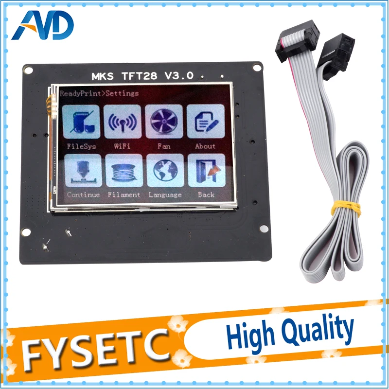 

3d Printing Touch Screen Controller Panel TFT28 V3.0 Display Color TFT Support/WIFI/APP/outage Saving Local Language