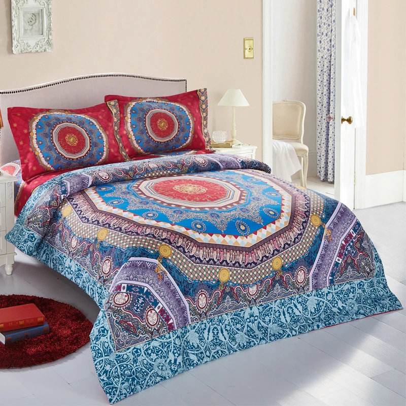 Buy ARNIGU Indian mandala bohemian style Bedding sets Quilt/Duvet cover Flat