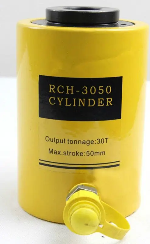 

Hydraulic Hollow Hole Cylinder Jack Ram 30 Tons Industrial