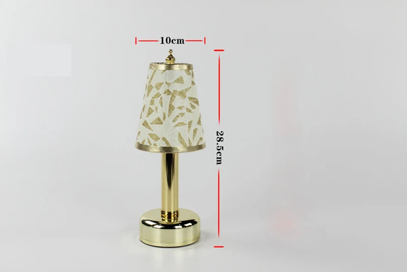 

Clip-On LED Desk Lamp USB Charging Flexible Table Lamp Crystal Reading Lamp 2 Modes Power by USB Device or 3AAA Battery