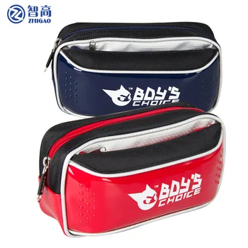 

Zhigao school supplies and office cute leather pu pencil bag creative simple student big pencil cases pouch roll bag for boys